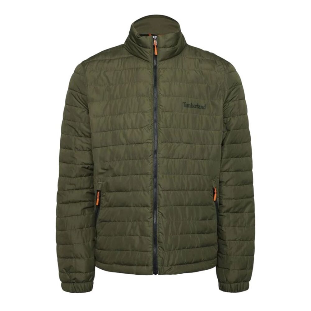 Timberland Mens Axis Quilted Water Repellent Jacket / Earth